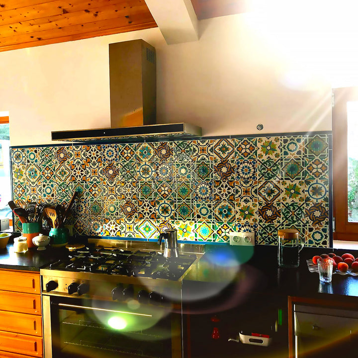 Decorative Hand Painted Portuguese Ceramic Tiles