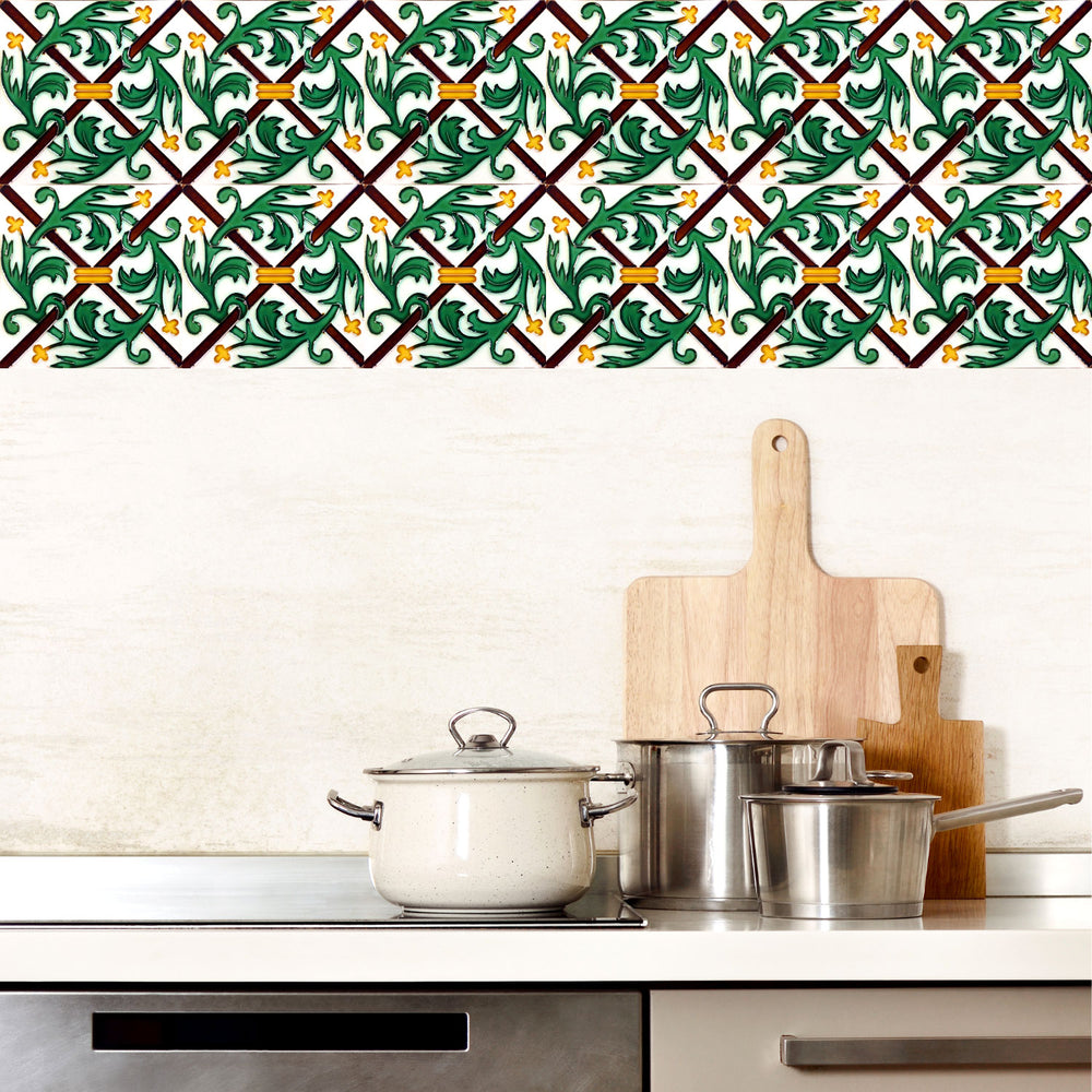 Decorative Hand Painted Portuguese Ceramic Tiles