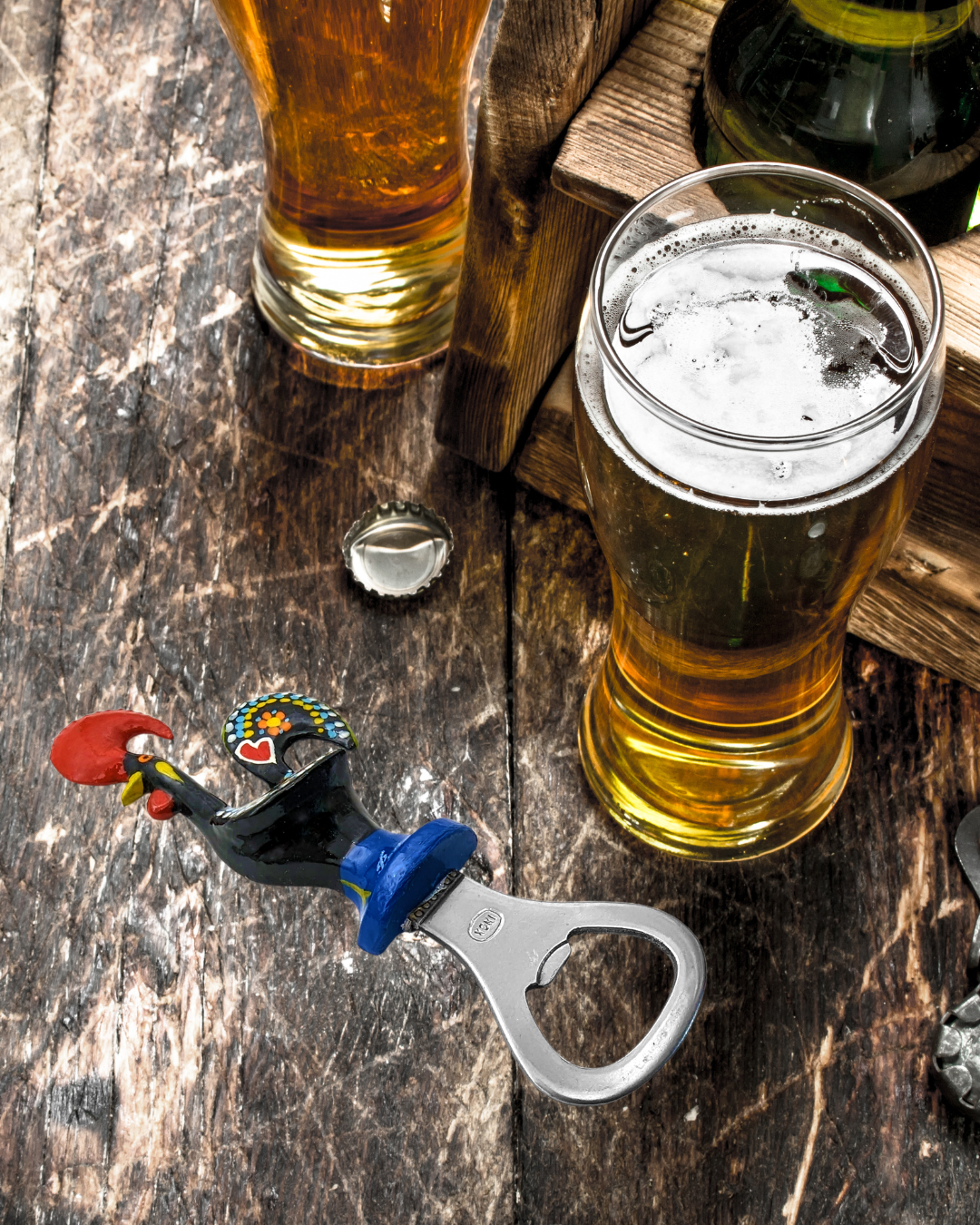 Good Luck Traditional Portuguese Rooster Bottle Opener