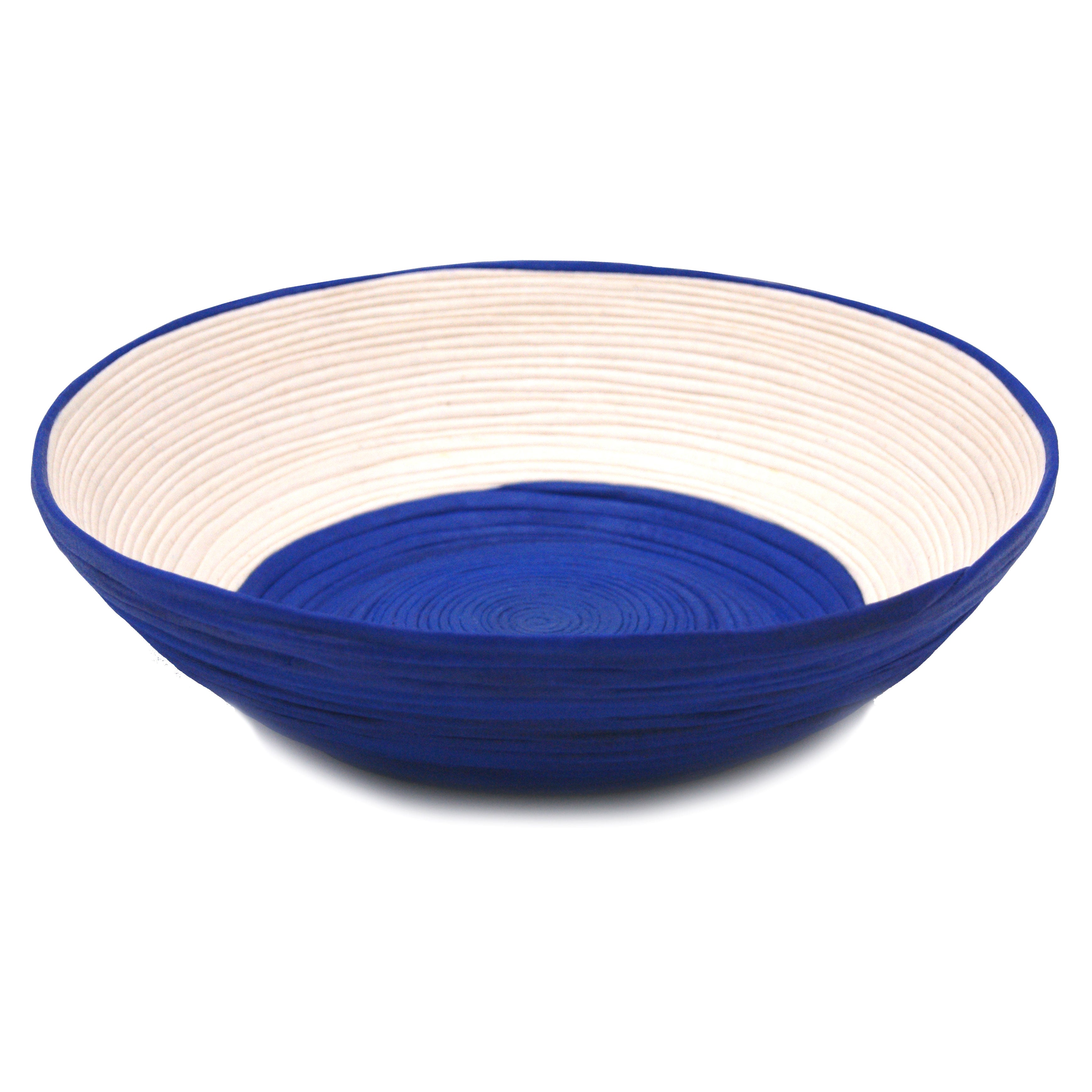 Ceramic woven fruit bowl best sale