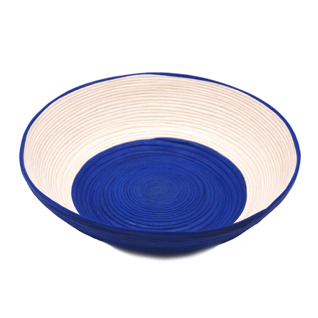 Whatever your needs are, this bowl will organise and beautify your space with its vibrant blue color.