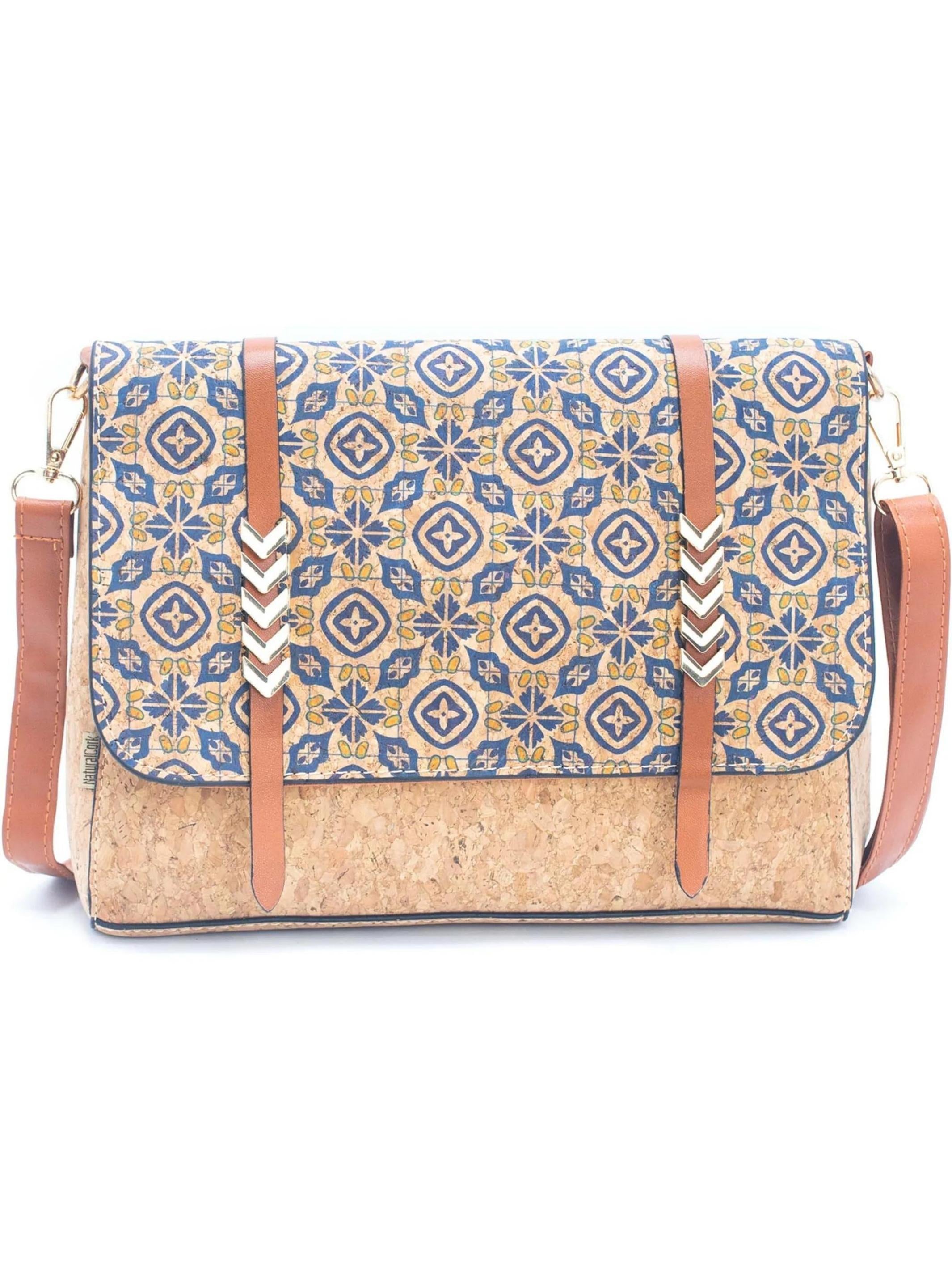 Be Lively Small Messenger Cross Body Bag | Gold Flecked Cork – Natalie  Therése