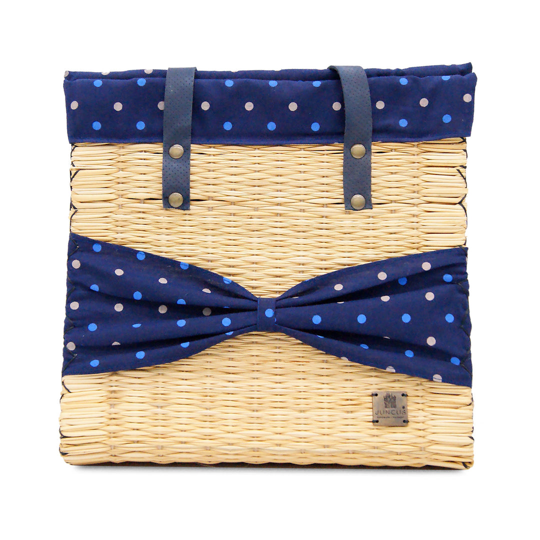 Handmade Wicker Straw Basket Beach Tote Bag for Women Made in Portugal