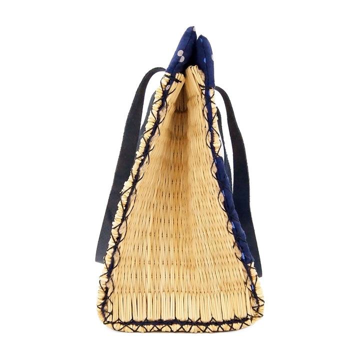 Handmade Wicker Straw Basket Beach Tote Bag for Women Made in Portugal