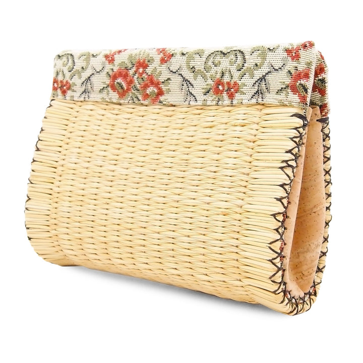 Handmade Wicker Vegan Straw Basket Clutch for Women