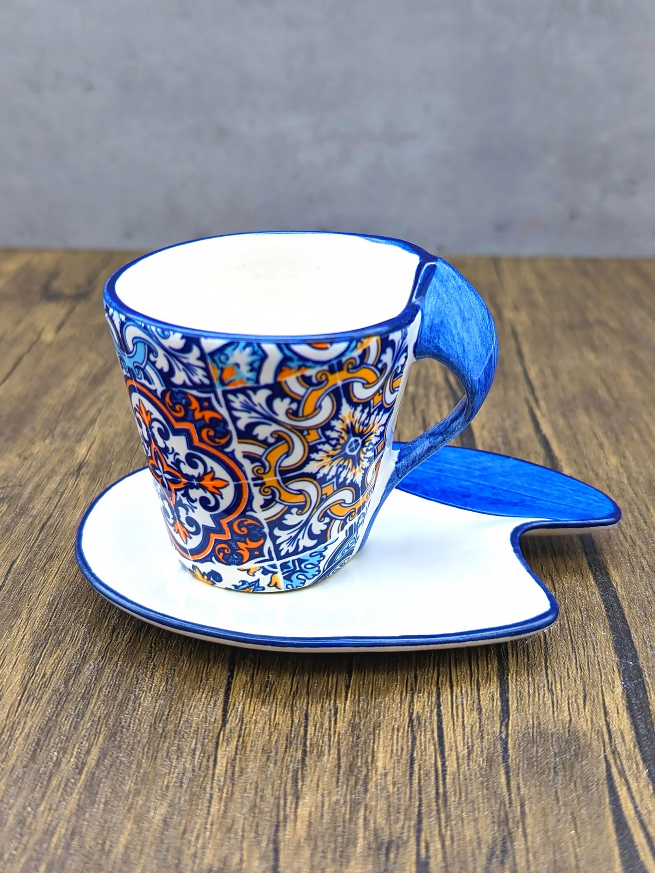 Set of 4 hand painted Espresso Cups